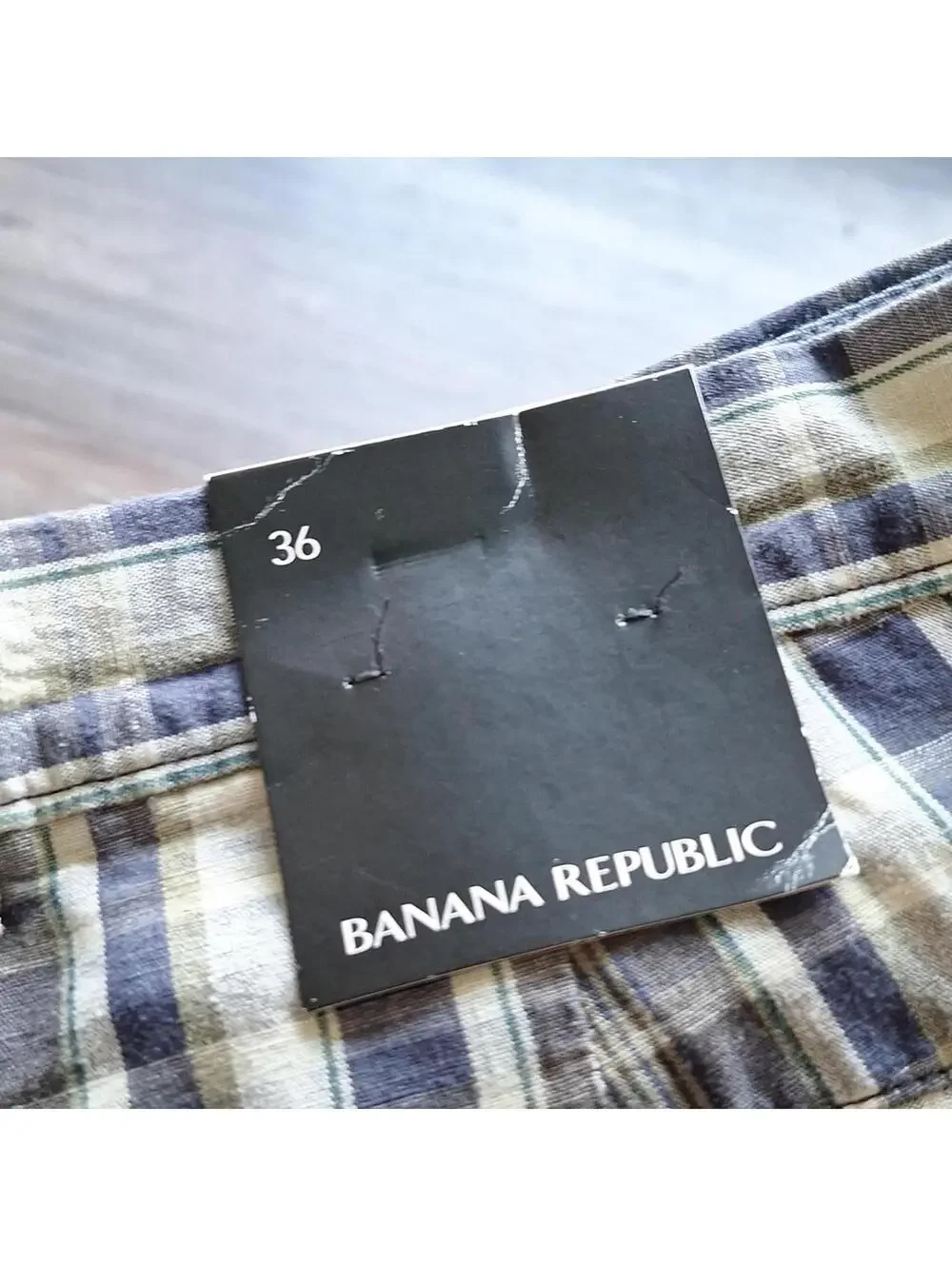 Nwt Banana Republic Plaid Short Size 36